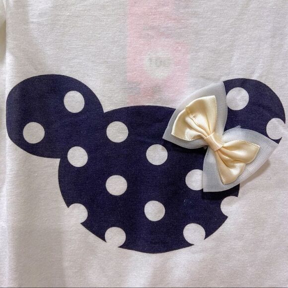 NWT MINNIE MOUSE OUTFIT NAVY AND WHITE PANTS SET - Picture 6 of 14